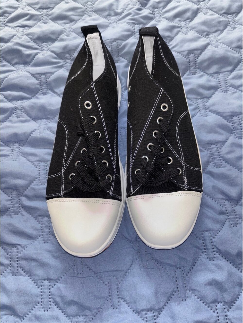 NWT black converse look alike sneakers womens size 11 d136